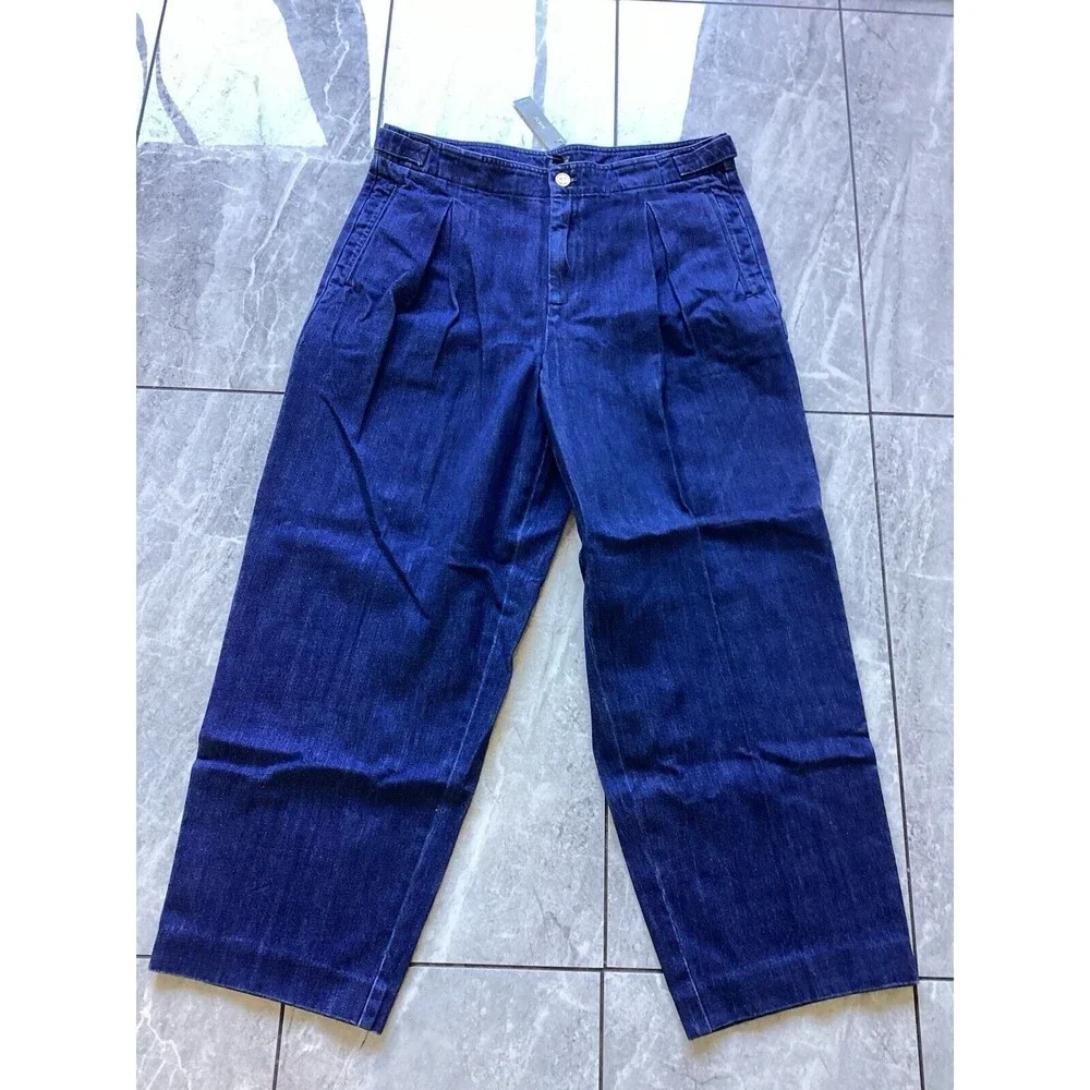 J. Crew 1984 Mack Tapered Jeans Pleats High Rise Cotton 30